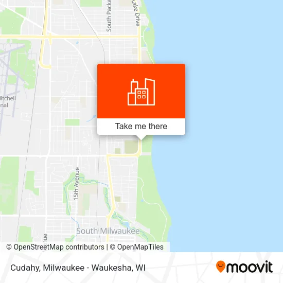 Cudahy map