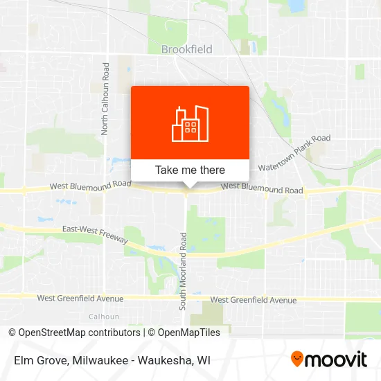 Elm Grove map