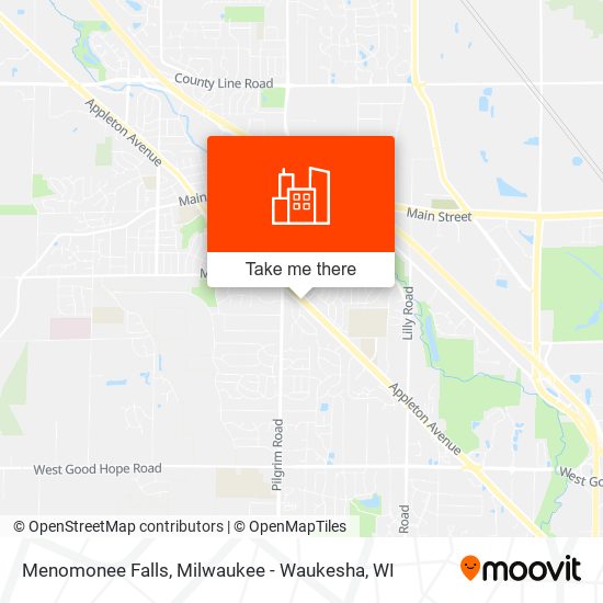 Menomonee Falls map