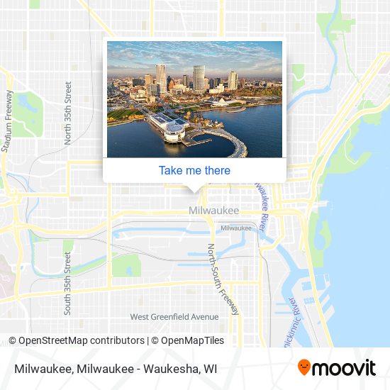 Mapa de Milwaukee