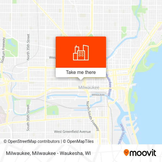 Milwaukee map