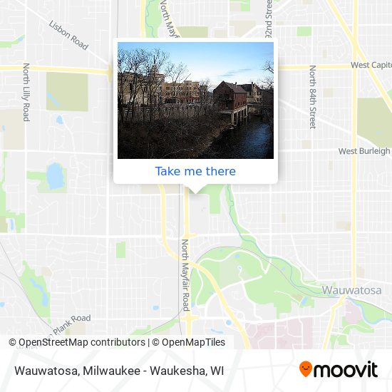 Mapa de Wauwatosa