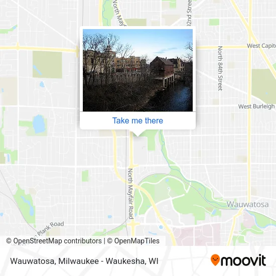 Wauwatosa map