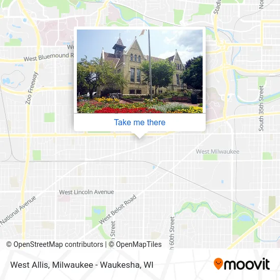 West Allis map