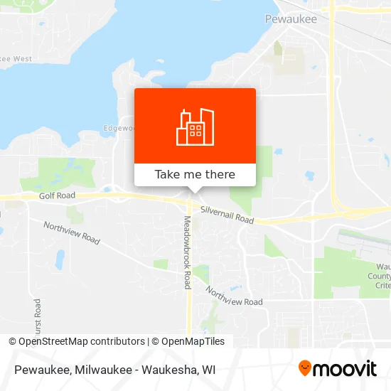 Pewaukee map
