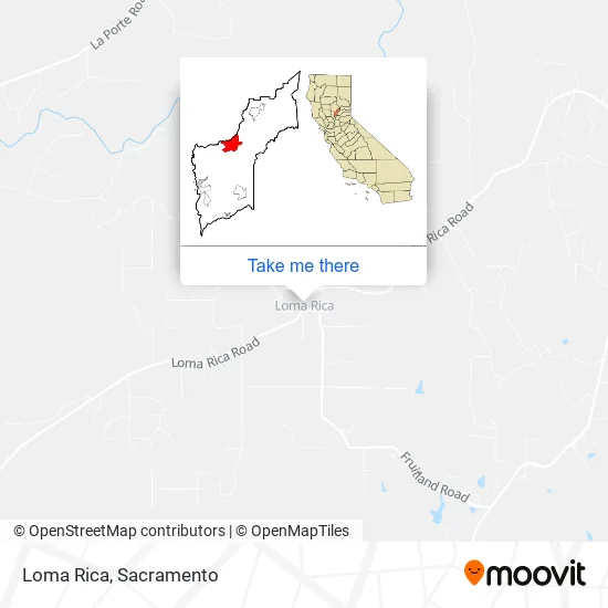 Loma Rica map