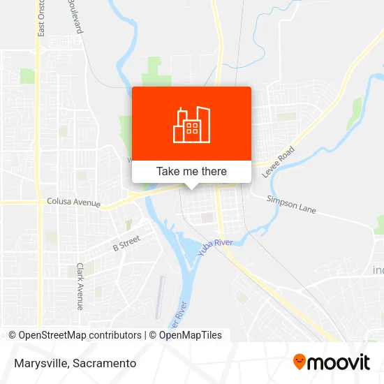 Marysville map