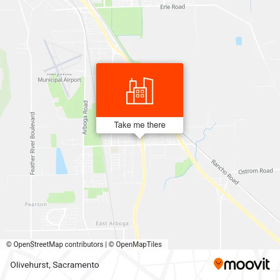 Olivehurst map