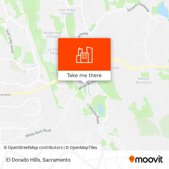El Dorado Hills map