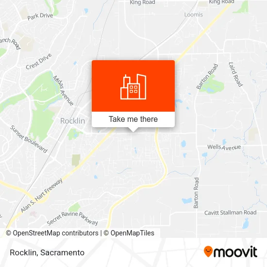 Rocklin map