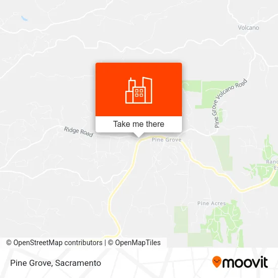 Pine Grove map