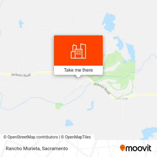 Rancho Murieta map