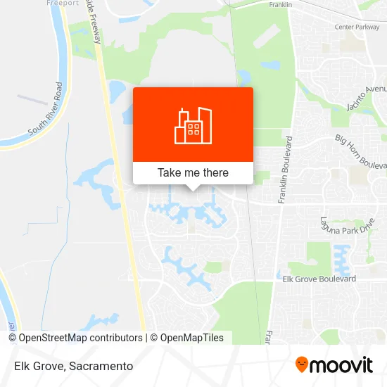 Elk Grove map