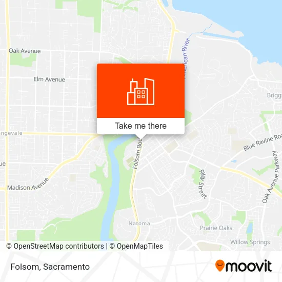 Folsom map