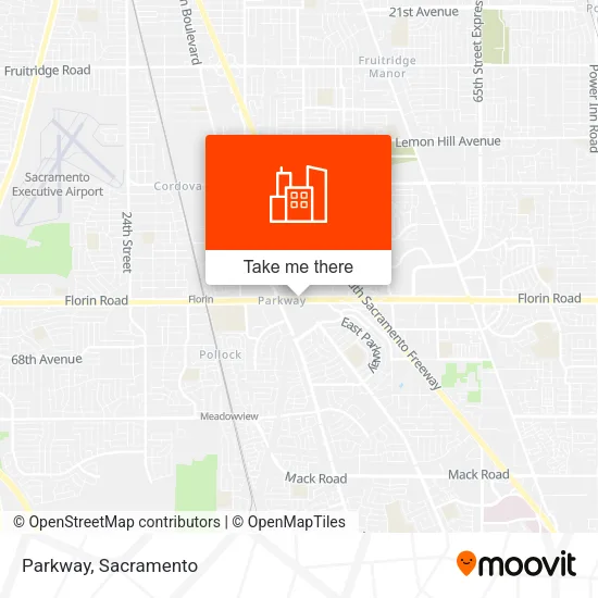 Parkway map