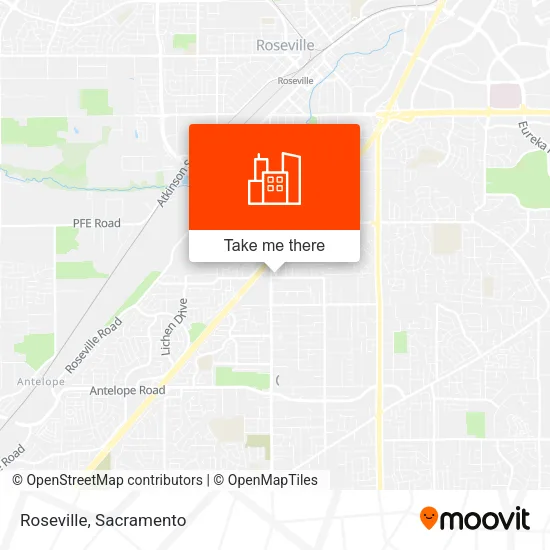 Roseville map