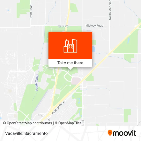 Vacaville map