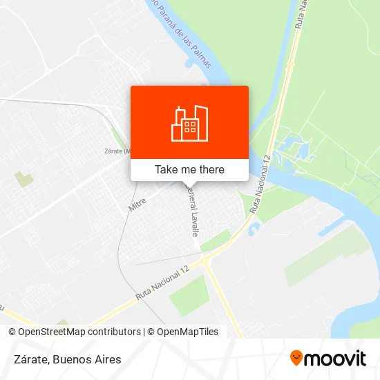 Zárate map