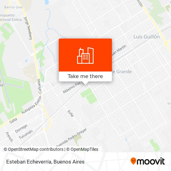 Esteban Echeverría map