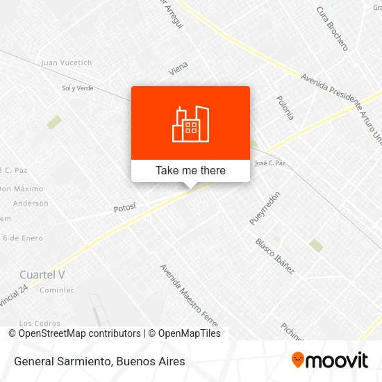 Mapa de General Sarmiento