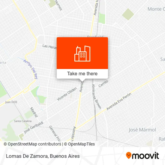 Lomas De Zamora map