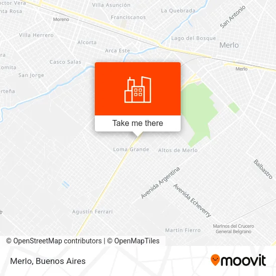 Merlo map