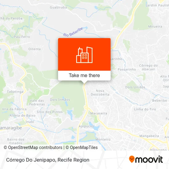 Córrego Do Jenipapo map
