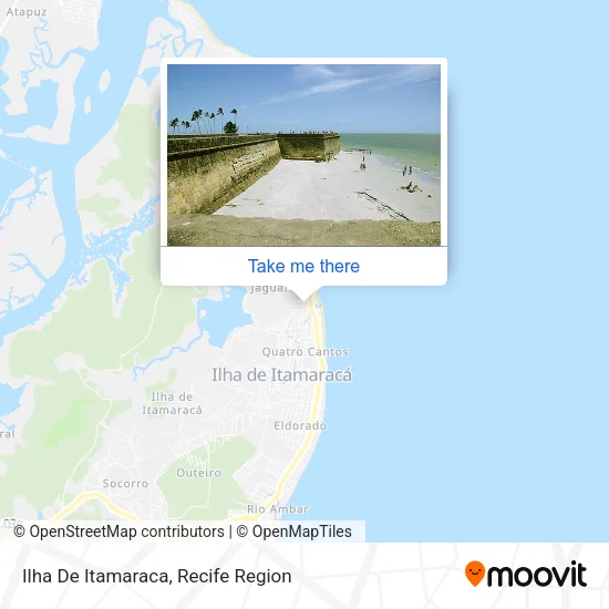 Ilha De Itamaraca map