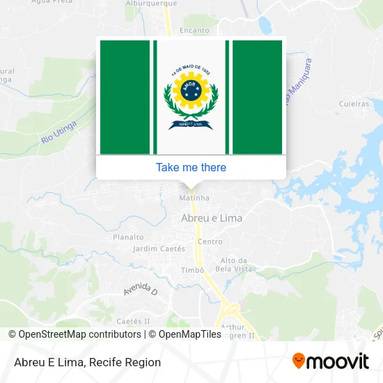 Abreu E Lima map