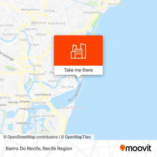 Bairro Do Recife map