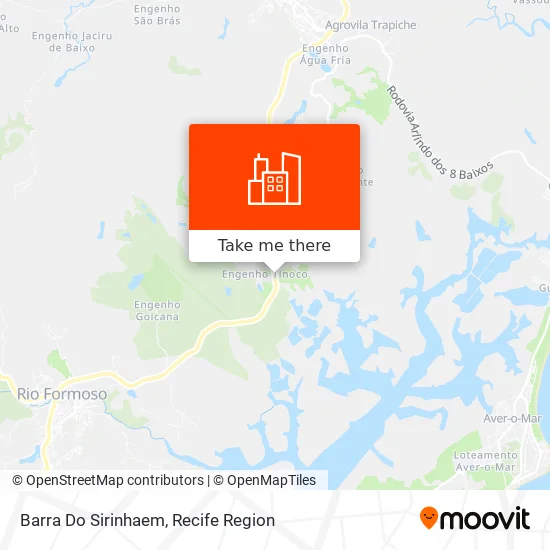 Barra Do Sirinhaem map