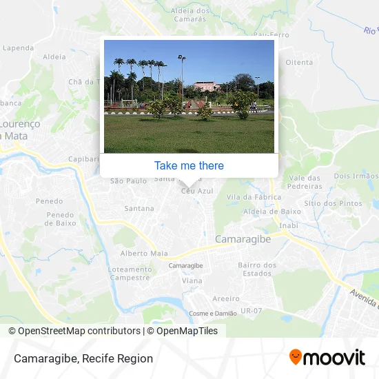 Camaragibe map