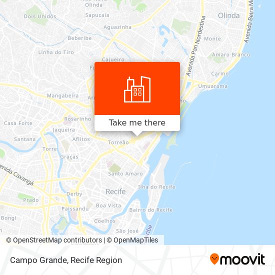 Campo Grande map