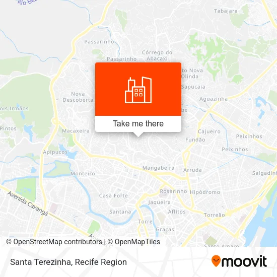 Santa Terezinha map