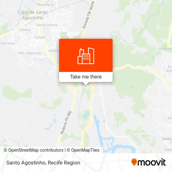 Santo Agostinho map
