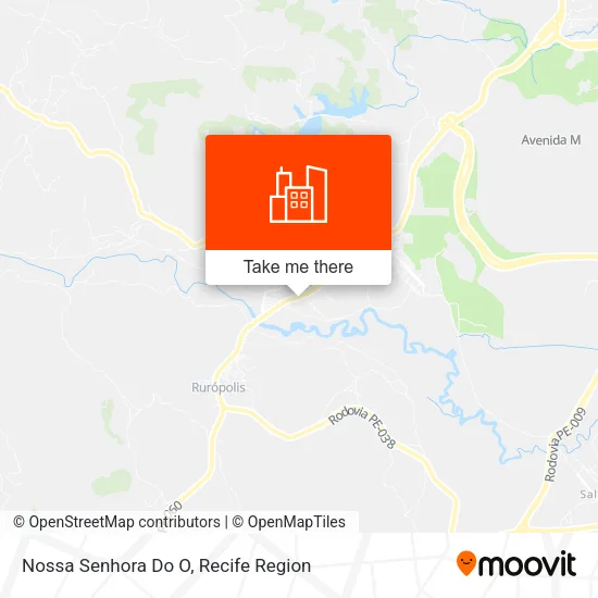 Nossa Senhora Do O map