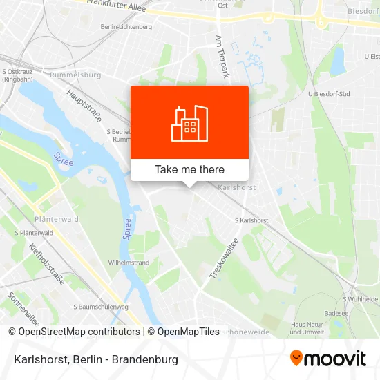 Карта Karlshorst