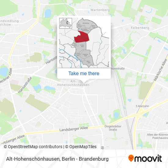Карта Alt-Hohenschönhausen