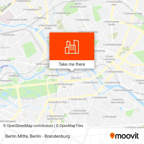 Карта Berlin Mitte