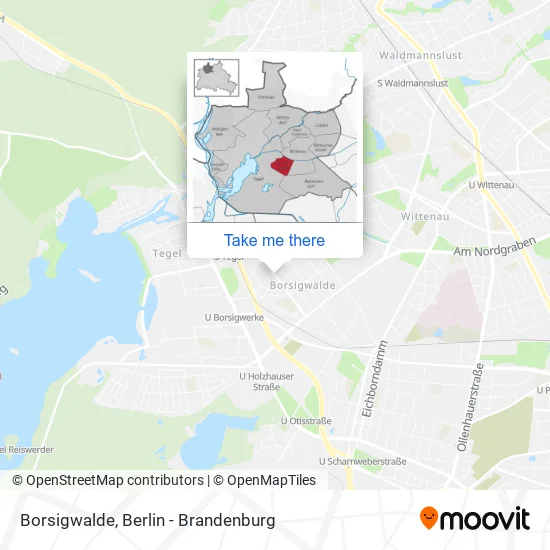 Карта Borsigwalde