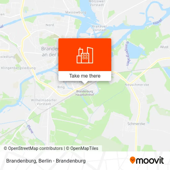 Карта Brandenburg