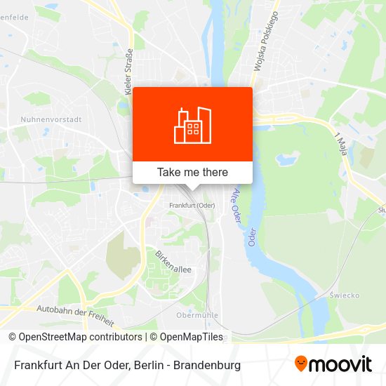 Frankfurt An Der Oder map