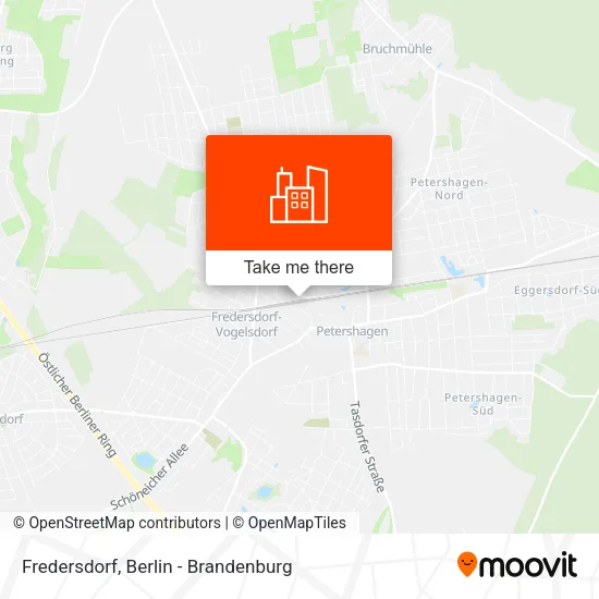 Карта Fredersdorf