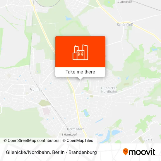 Карта Glienicke/Nordbahn