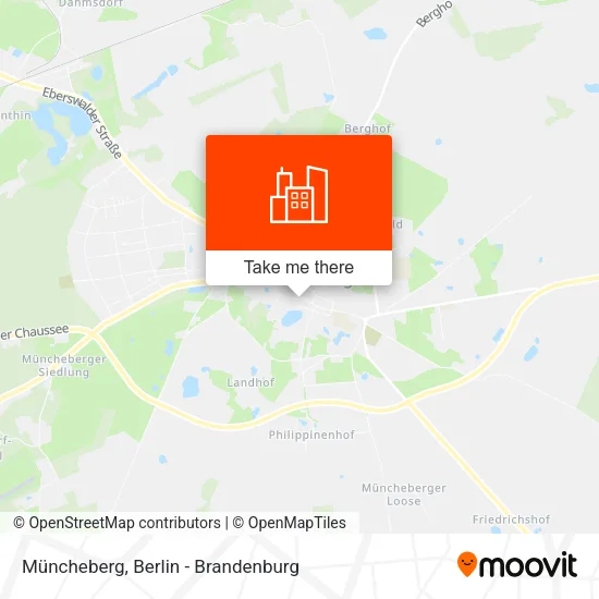 Карта Müncheberg