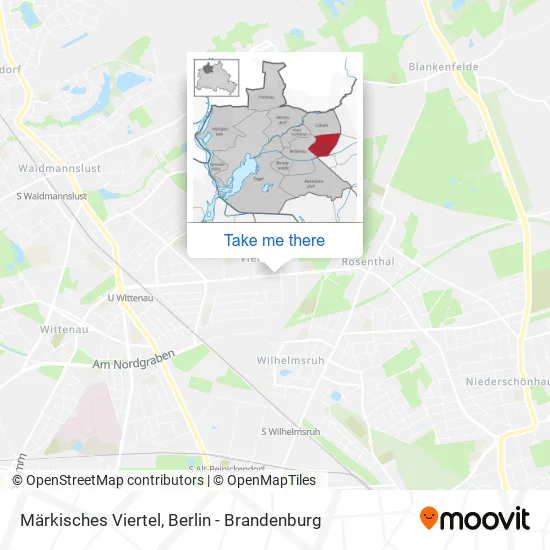 Карта Märkisches Viertel