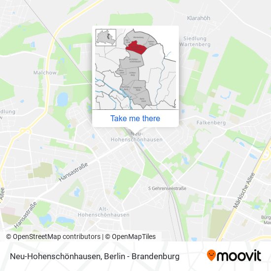 Карта Neu-Hohenschönhausen