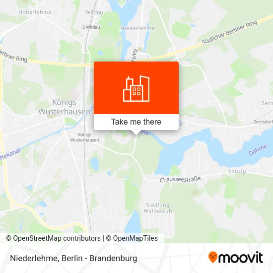 Карта Niederlehme