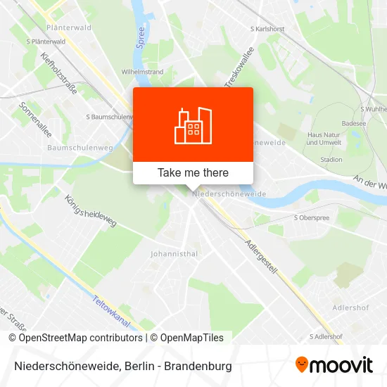 Карта Niederschöneweide