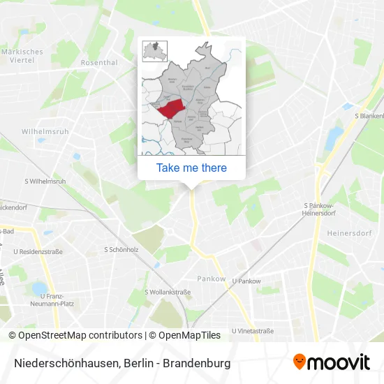 Карта Niederschönhausen